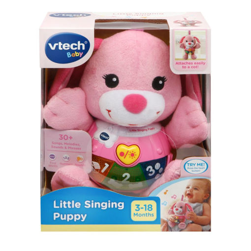 Picture of LITTLE SINGING PUPPY PINK